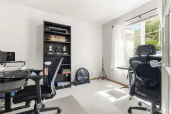 Main level office or den