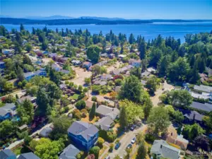 Drone shot of the neighboring areas.