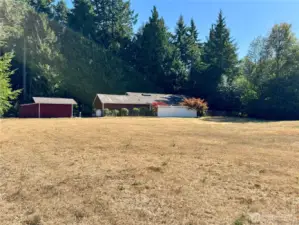 Huge backyard
