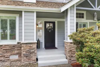 Large front porch