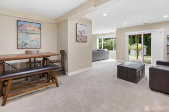 Basement additional living space
