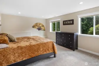 Basement primary bedroom #2 of 5 total bedrooms