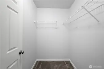 Walk-in closet for Second Bedroom
