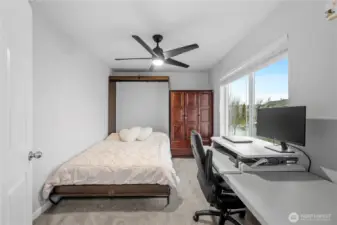 Additional Image of Fourth Bedroom with Displayed Murphy Bed