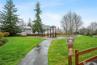 Skagit Highlands Community Playground located directly across the street from the House
