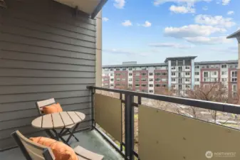 Private balcony for sunny Ballard afternoons