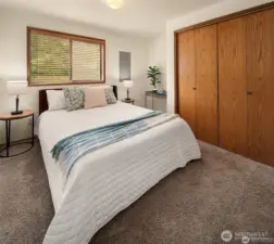 Primary bedroom on main level.