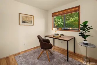 Office space or extra bedroom.