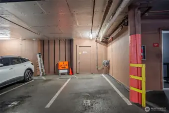 Secure, deeded parking included means you'll never circle the block looking for a spot.