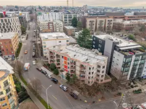 This is Capitol Hill living at its finest—Cal Anderson Park, vibrant nightlife, and the waterfront all visible from your elevated position. You're centered in Seattle's most dynamic neighborhood with everything walkable.