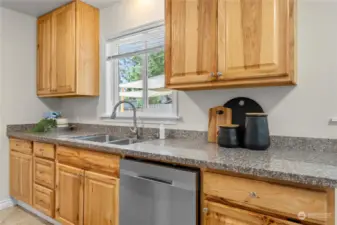 large kitchen space