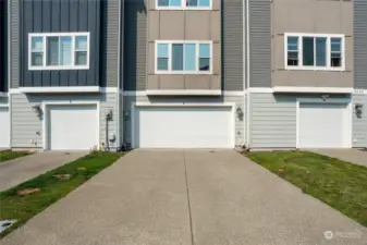 2 car garage & double driveway for additional parking.