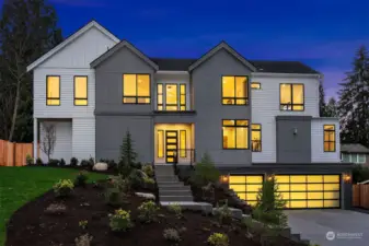 MN Custom Homes presents a transitional design ideally located on a dead end street in the heart of West Bellevue