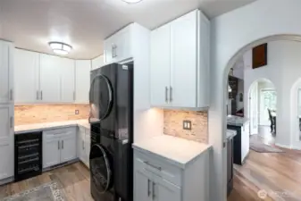 Extra spacious walk-in pantry