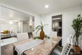 upstairs dining room