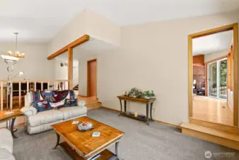 Living Room off of kitchen.