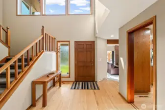 Front entry.