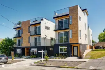 6 Townhome community with no HOA and 1 dedicated EV-ready parking spot
