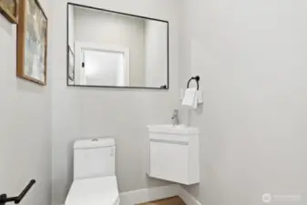 Powder room for guests