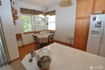 Breakfast nook.