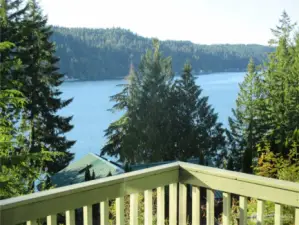 Beautiful views from all sides.  Front porch here.