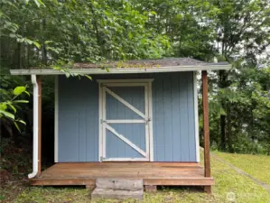 Shed up top