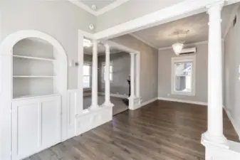 Dining room with loads of character