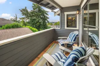 Primary Bedroom View Deck