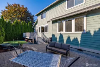 Exceptionally private back yard.