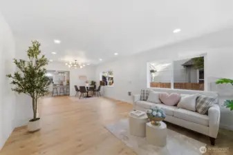 Open floor plan