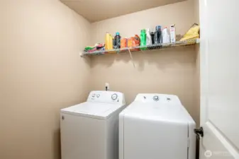 Laundry room upstairs.