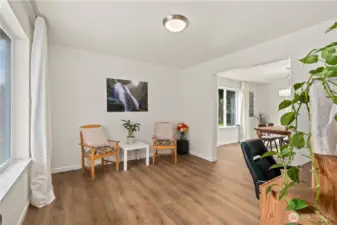 Downstairs office/flex room