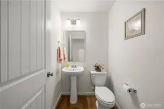 Downstairs 1/2 bathroom