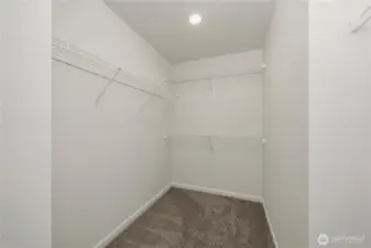 Primary closet
