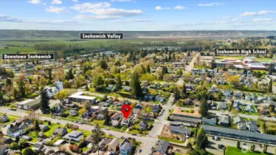 Walking distance to all of the downtown Snohomish amenities.