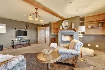 Another view of formal living room, located just off the kitchen and family room areas.