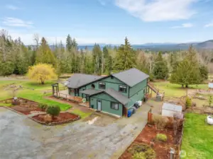 This property has so much parking, great for entertaining. All the "heavy lifting," has been done for you. New 50-year roof and skylights installed (2020) New Hardiplank siding (2024.) Whole home generator with automatic switch (2020) New Trex Deck and added stairs off 2nd floor Primary bedroom deck (2023.)
