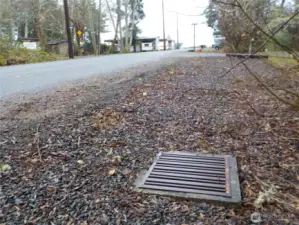 STORM GUTTER AT SW SECTION OF PARCEL