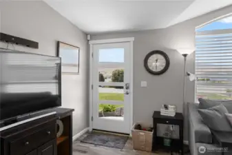 Front entry.