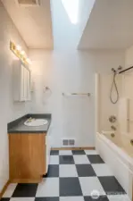 Full bath on main floor
