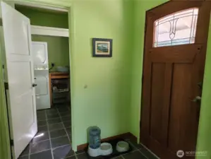 Main House front door entryway