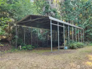 Covered RV parking with power