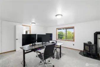 Large room listed as an office--use it how you like! (not a bedroom)