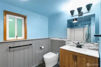 Guest bathroom downstairs