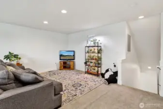 The bonus room is a versatile space, perfect for movie nights, an exercise area, game time, or whatever you imagine.