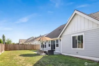 Plenty of space to toss a ball, grow a vegetable garden, or simply relax and enjoy the outdoors!