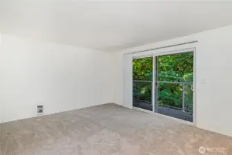 Primary also features it's own private balcony!