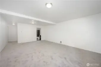 Use as a bedroom or could easy be a recreation room or work from home space.