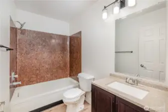 Downstairs full bathroom.