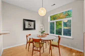 Beautiful sunny dining room